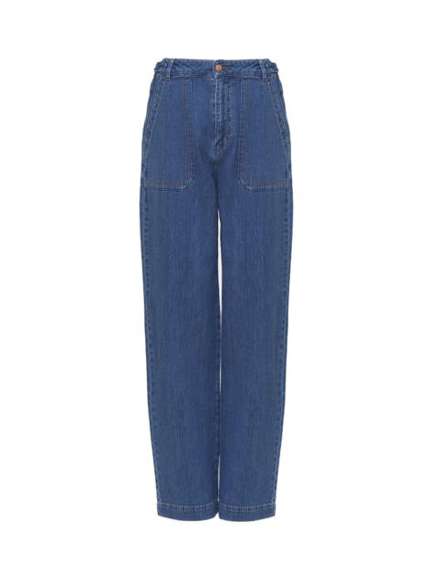 See by Chloé WIDE DENIM PANTS