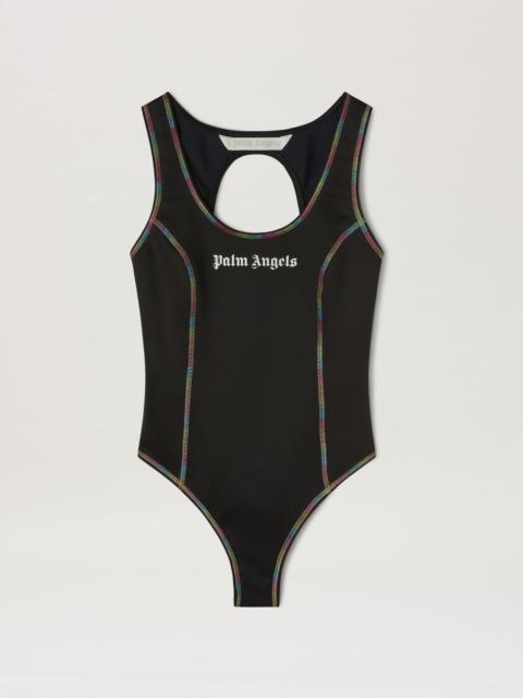 Palm Angels Neoprene Surf One Piece Swimsuit