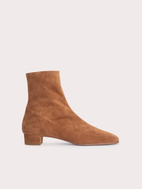 BY FAR ESTE BOOT LIGHT TAN SUEDE LEATHER