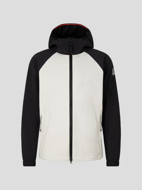 BOGNER Gilmar Softshell jacket in Off-white/Black