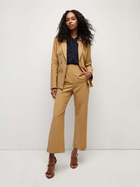 VERONICA BEARD CLIFTON STRETCH-LINEN DICKEY JACKET