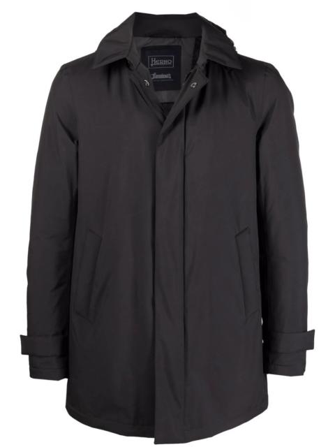 Herno padded zip-front hooded coat
