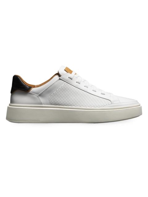 ALLEN EDMONDS Men's Oliver Leather Sneakers - White
