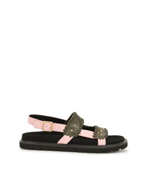 REIKE NEN two-tone leather sandals