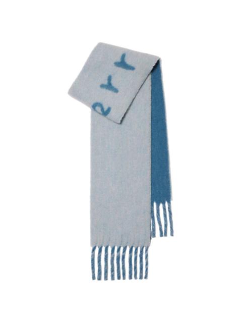 Burberry logo-intarsia reversible scarf