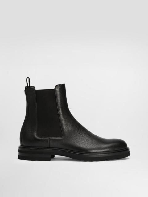 Dolce & Gabbana Grainy calfskin ankle boots