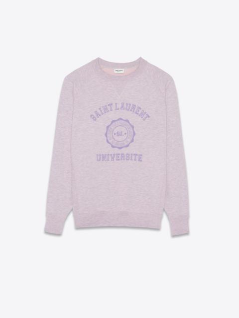 SAINT LAURENT "saint laurent université" sweatshirt