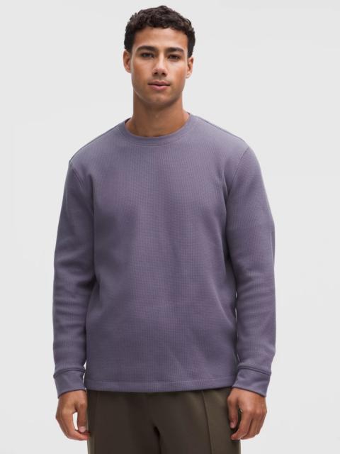 lululemon Cotton-Blend Waffle Knit Long-Sleeve Shirt