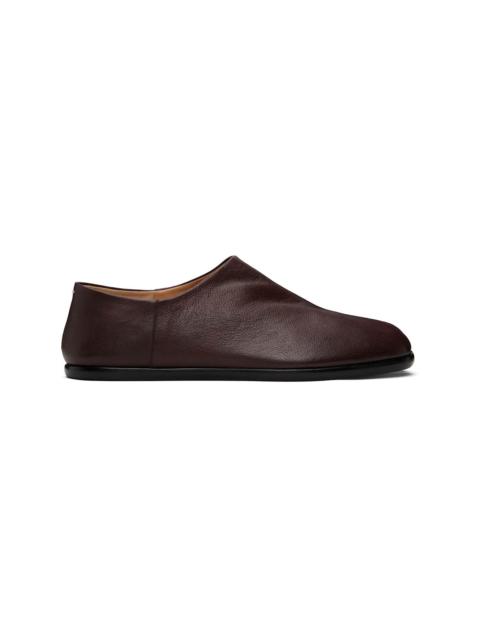 Maison Margiela Brown Tabi Babouche Loafers
