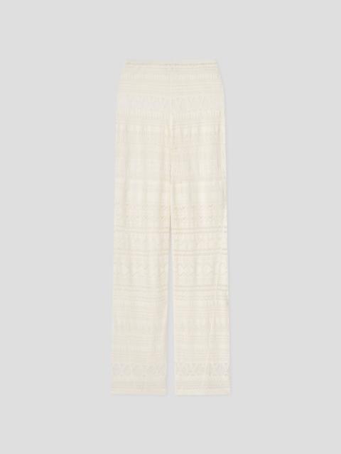 Nanushka Cotton Lace Knitted Pants
