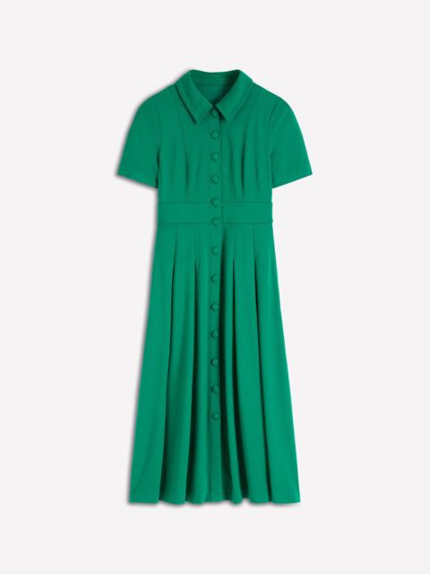 BODEN Bridget Ponte Shirt Dress-Jewel Green