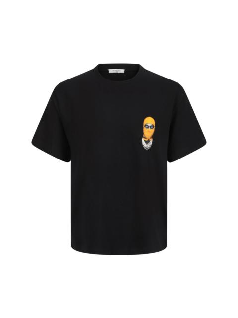 ih nom uh nit Mask-print T-shirt
