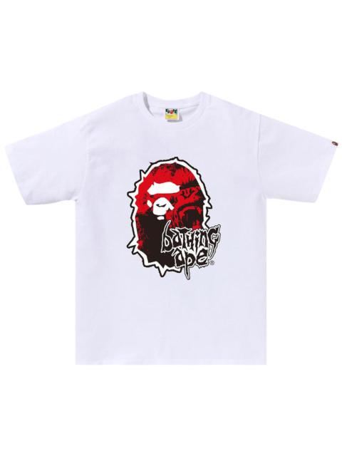 BAPE Mad Ape Head Tee 'White'