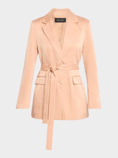 KOBI HALPERIN Jessi Belted Cotton Jacket
