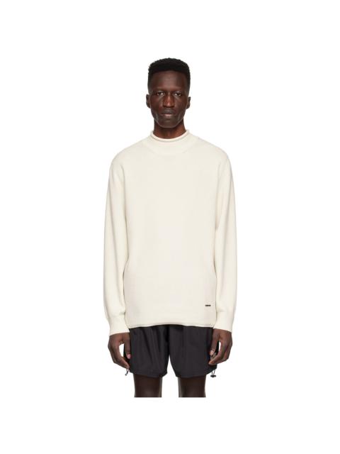 We11done Off-White Cashmere Sweater