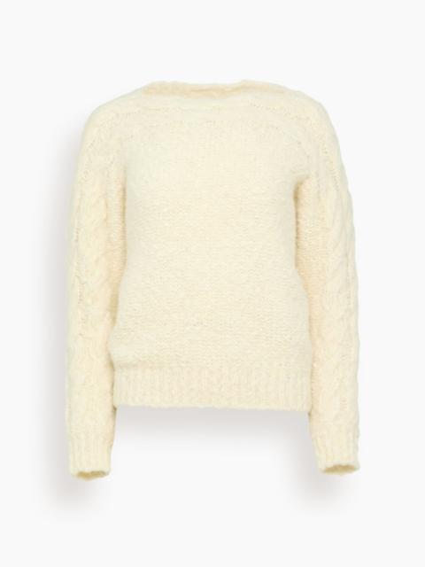 Isabel Marant Ponara Sweater in Ecru