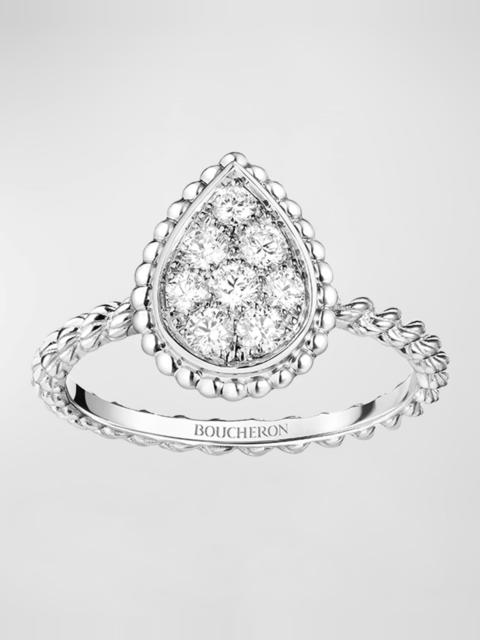 Boucheron Serpent Boheme 18K White Gold Large Ring