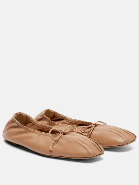 MAGDA BUTRYM Leather ballet flats