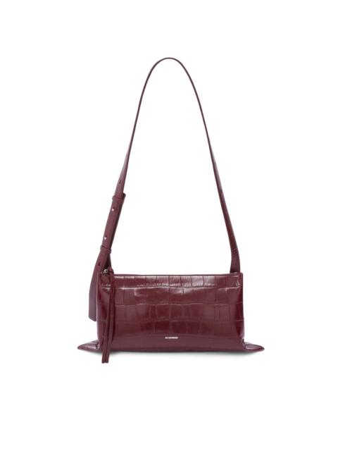 Jil Sander small Empire crocodile-effect shoulder bag