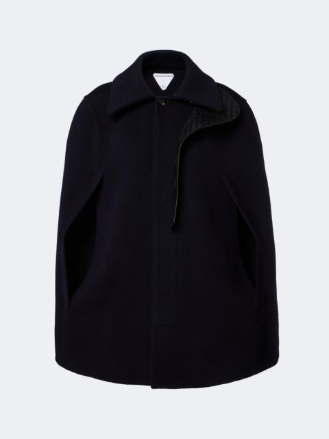 Bottega Veneta Intrecciato wool and cashmere cape