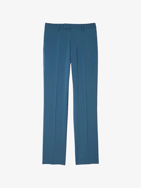 Sandro Straight-Leg Regular-Fit Wool Trousers