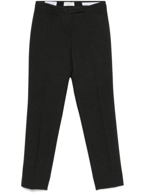 PESERICO pressed-crease cropped trousers