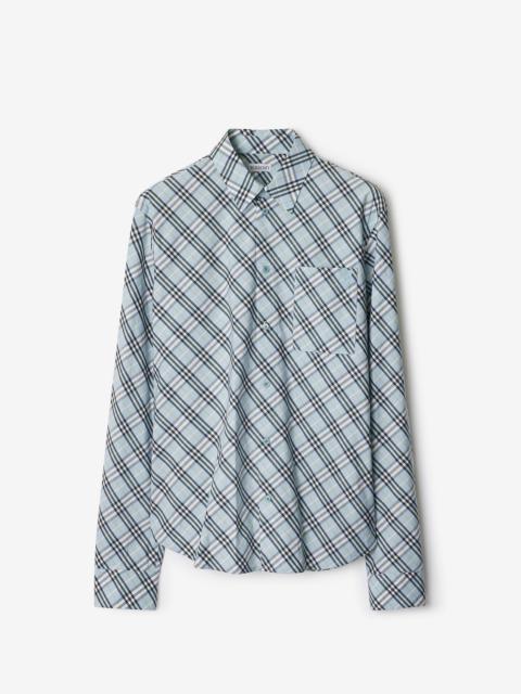 Burberry Relaxed Fit Check Cotton Shirt