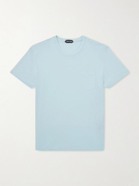 TOM FORD Cotton and Silk-Blend Jersey T-Shirt