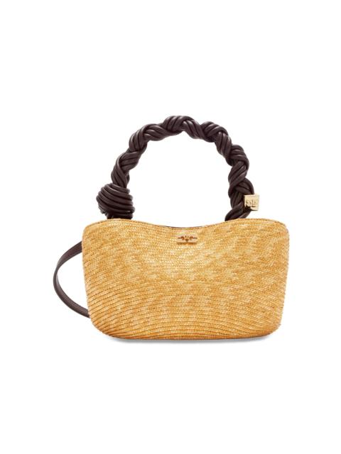 GANNI Women's Bou Mini Straw Top Handle Bag - Italian Straw