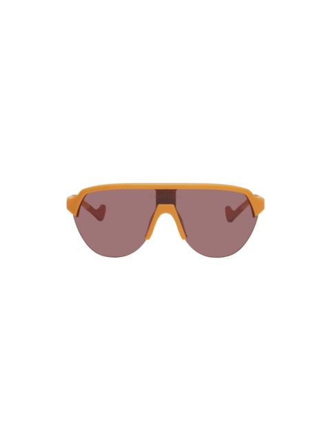 District Vision Orange Nagata Speed Blade Sunglasses