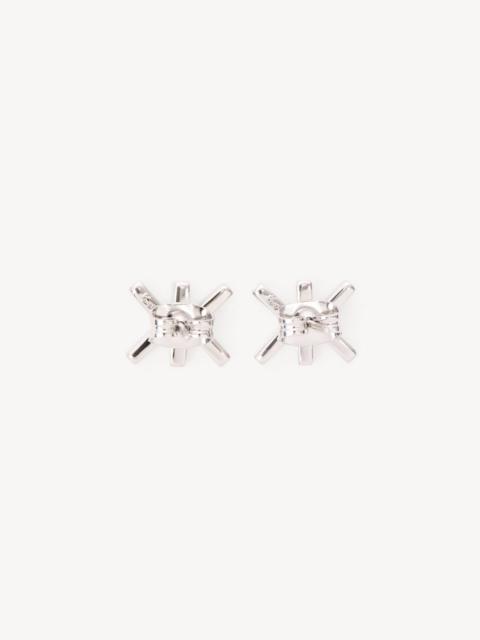 KENZO 'KENZO Double K' earrings in brass