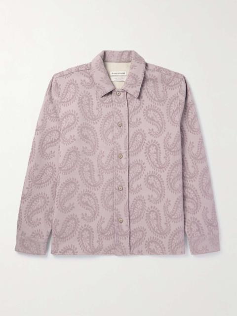 Cullu Paisley Cotton-Chenille Overshirt