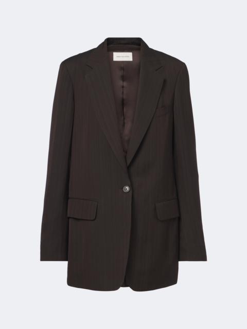 Dries Van Noten Chalk stripe single-breasted blazer