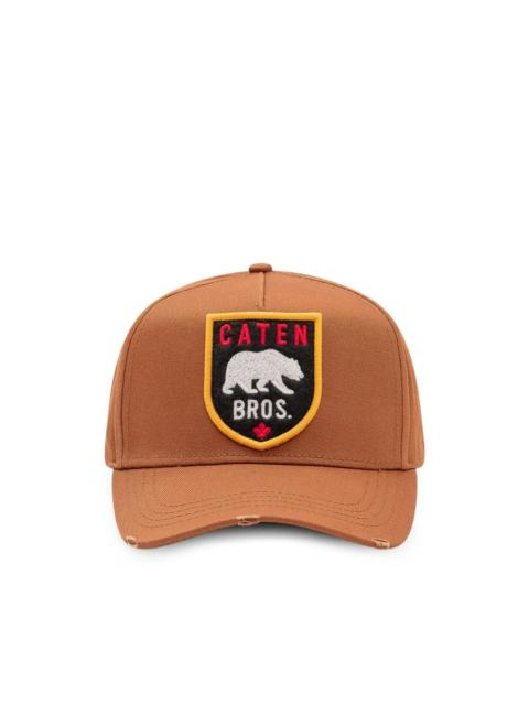 DSQUARED2 logo-patch distressed baseball cap