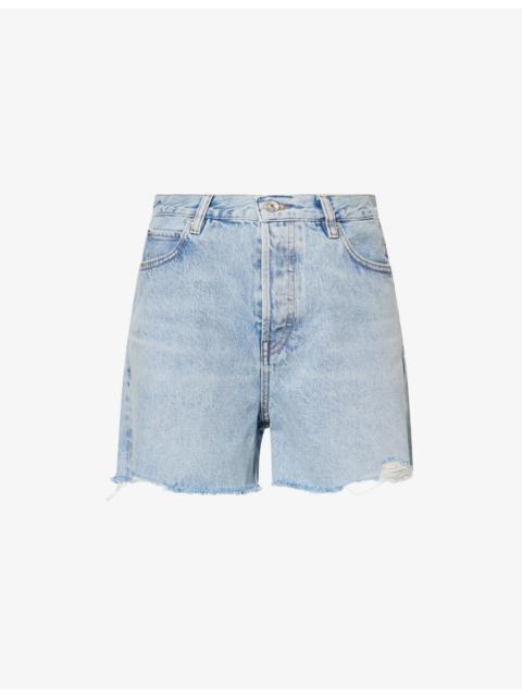 FRAME The Everyday High-Rise Denim Shorts