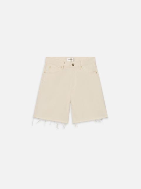FRAME The Timeless Short in Milkshake