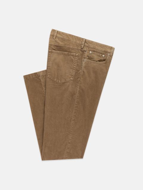 J. PRESS KHAKI 5-POCKET 16-WALE CORDUROY PANT