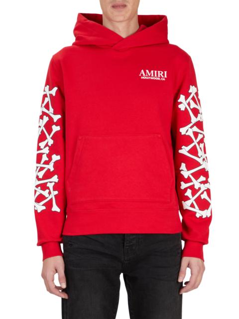 AMIRI Men's Bones Stacked Hoodie - Red