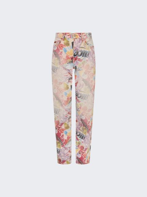 Martine Rose Relaxed Fit 5 Pocket Jean Multicolour Fruits