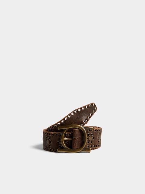 DSQUARED2 VINTAGE BUCKLE BELT