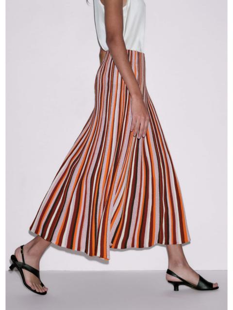 ME+EM Stripe Knit Maxi Skirt