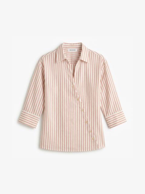 M.M.LaFleur Gia Vacation Top - Striped Dobby