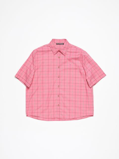 Acne Studios Button-up shirt - Tango pink