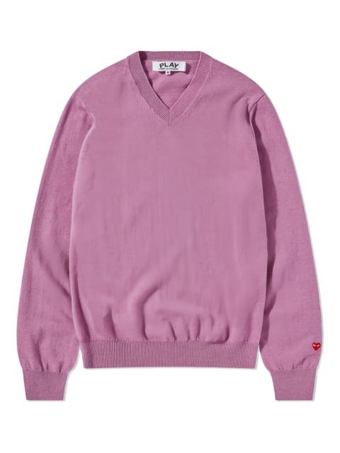 Comme des Garçons PLAY V-neck logo-detail sweater