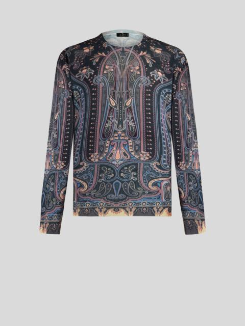 Etro SWEATER WITH PAISLEY PRINT