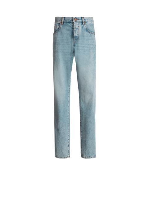 Balmain Loose-fit jeans in Light blue denim