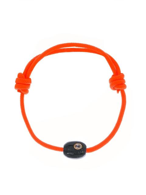 DEZSO Petite Onyx Cowrie Sillimanite Orange Bracelet