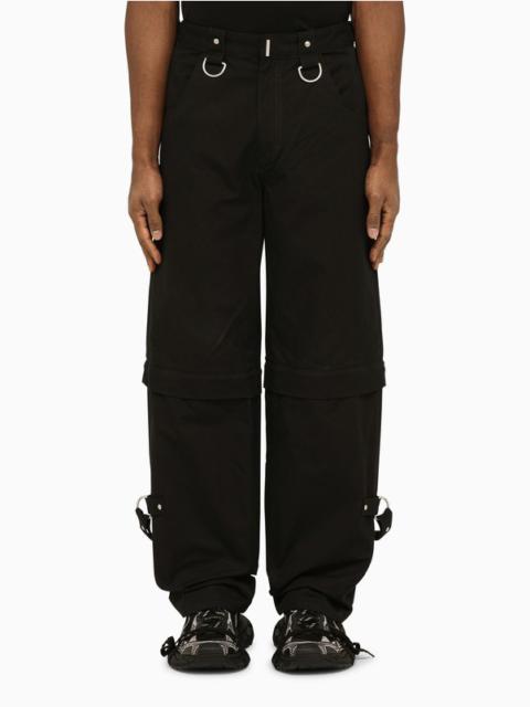 Givenchy Black trousers with removable bottoms