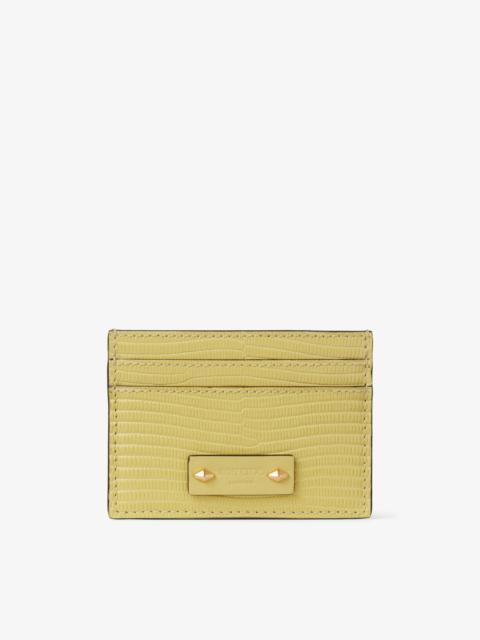 JIMMY CHOO Umika
Yellow Lizard Print Card Holder