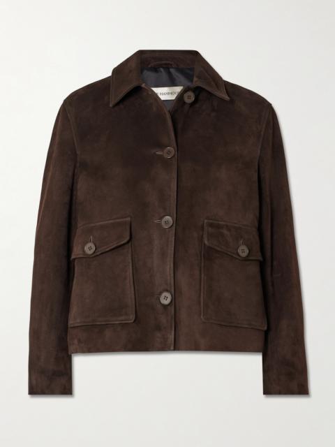 NOUR HAMMOUR Louise Suede Jacket